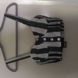 Vanessa Mooney striped crop top